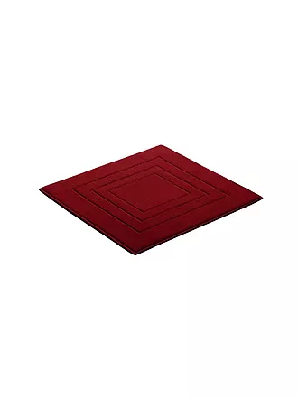 VOSSEN | Badteppich FEELING 60x60cm Rubin | 